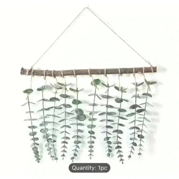 Artificial Eucalyptus Wall Hanging Decor Fake Eucalyptus Vines Plant - Picture 2 of 6